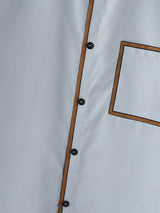 Mens Contrast Stripe Short Sleeve Shirt SKUL19109