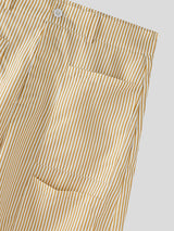 Men's Large Pocket Striped Casual Pant SKUL30582