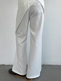 Mens Irregular Design Solid Casual Pants SKUK48154