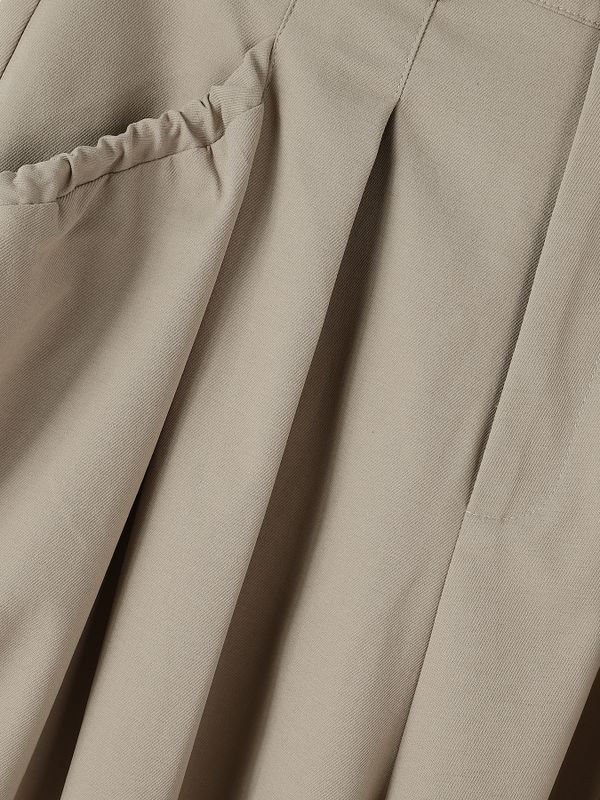 Men's Avant-Garde Techwear Side Drawstring Ruched Low Drop Crotch Tapered Cuff Ankle Length Harem Pant SKUL84024