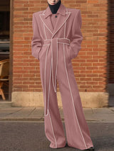 Men's Contrast Line Oversized Jumpsuit SKUL50114