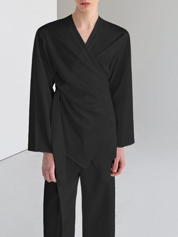 Men's Solid Casual Two Pieces Outfit SKUL27311