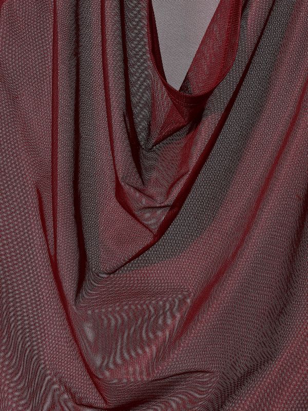 Men's Sheer Fine Mesh Cowl Neck Tank SKUL54053