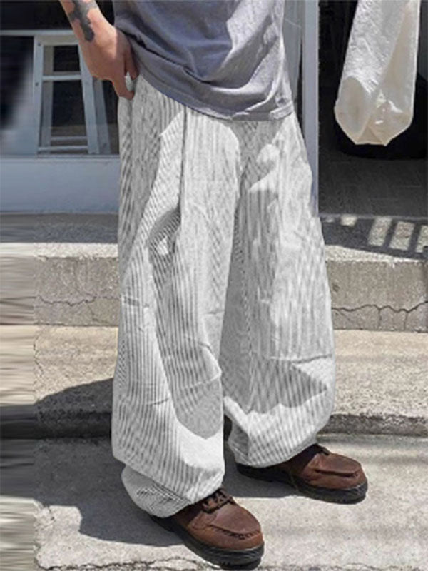 Men's Striped Casual Loose Pant SKUL21106