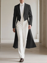 Men's Casual Tail Hem Long Sleeve Blazer SKUL28107