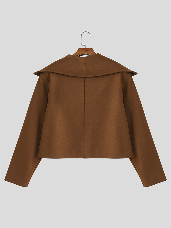 Men's Casual Metal Button Long Sleeve Jacket SKUL29606