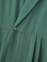 Men's Solid Color Casual Long Sleeve Jumpsuit SKUL28178