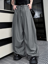 Men's Solid Drawstring Casual Pant SKUL29626