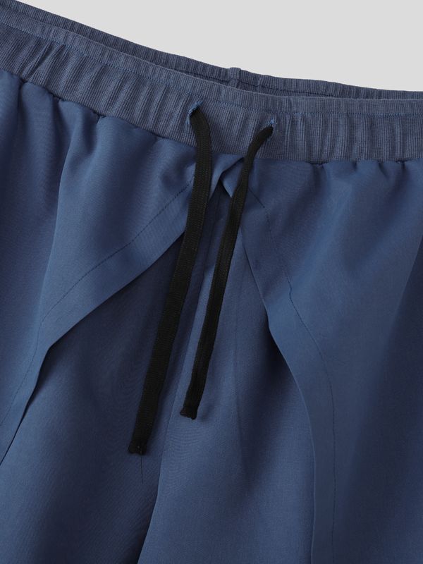 Men's Solid Color Deconstructed Layered Pant SKUL50082