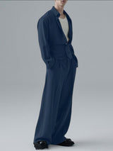 Men's Solid Color Casual Two Pieces Outfit SKUL37894