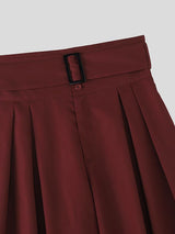 Men's Solid Color Oversized High Waist Pant SKUL50080