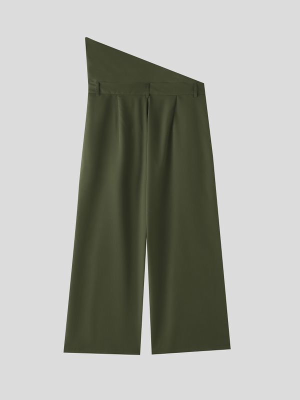 Men's Avant-Garde Asymmetric High Waist Pant SKUL57872