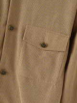 Men's Solid Color Corduroy Casual Two Pieces Outfit SKUL25720