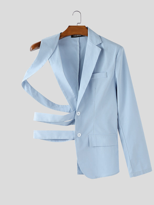 Men's Hollow One Shoulder Casual Blazer SKUL27362