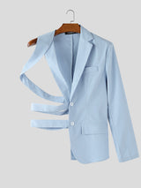 Men's Hollow One Shoulder Casual Blazer SKUL27362