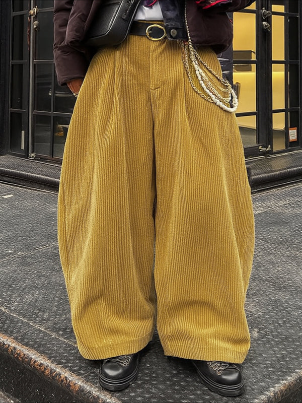 Men's Corduroy Loose Casual Pant SKUL29547