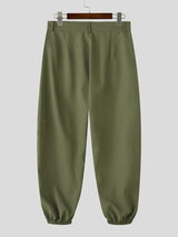 Men's Split Design Button Casual Pant SKUL43921