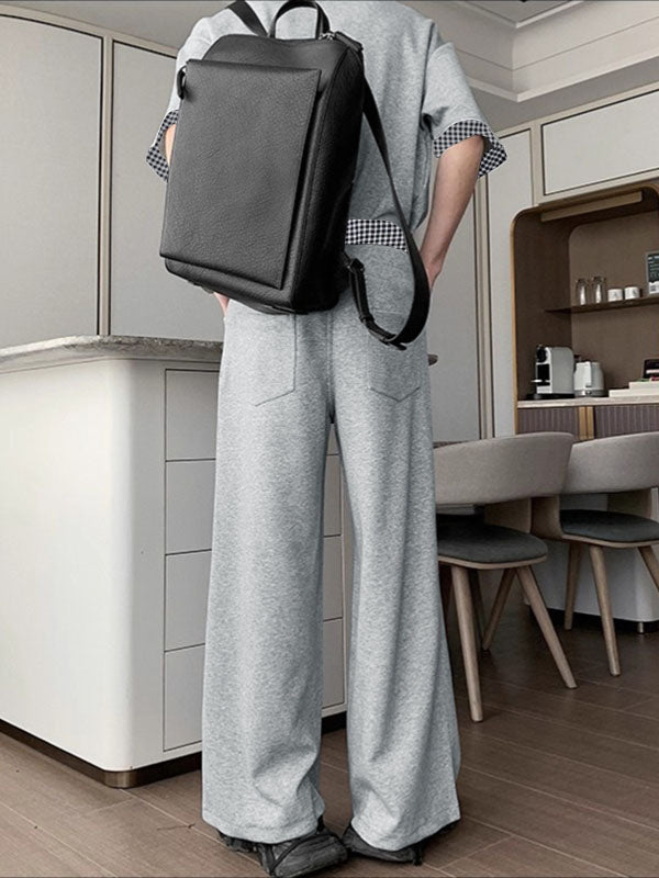 Men's Plaid Lapel Casual Two Pieces Outfit SKUL30290