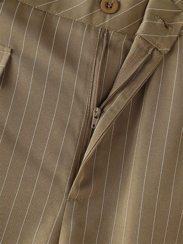 Men's Striped Wide Leg Casual Pant SKUL27356