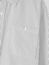 Mens Loose-Fit Striped Long Sleeve Shirt SKUK98830