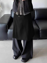 Men's Deconstructed Multi Button Slit Skirt SKUL51919