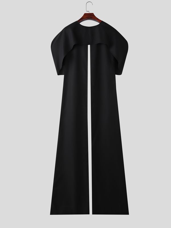 Men's Bow Floor Length Ribbon Cape SKUL57188