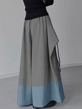 Men's Contrast Wide Leg Casual Pant SKUL51056