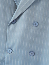 Men's Striped Double Breasted Two Pieces Outfit SKUL39759