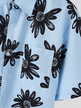 Men's Floral Print Short Sleeve Shirt SKUL38905