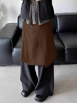 Men's Deconstructed Multi Button Slit Skirt SKUL51919