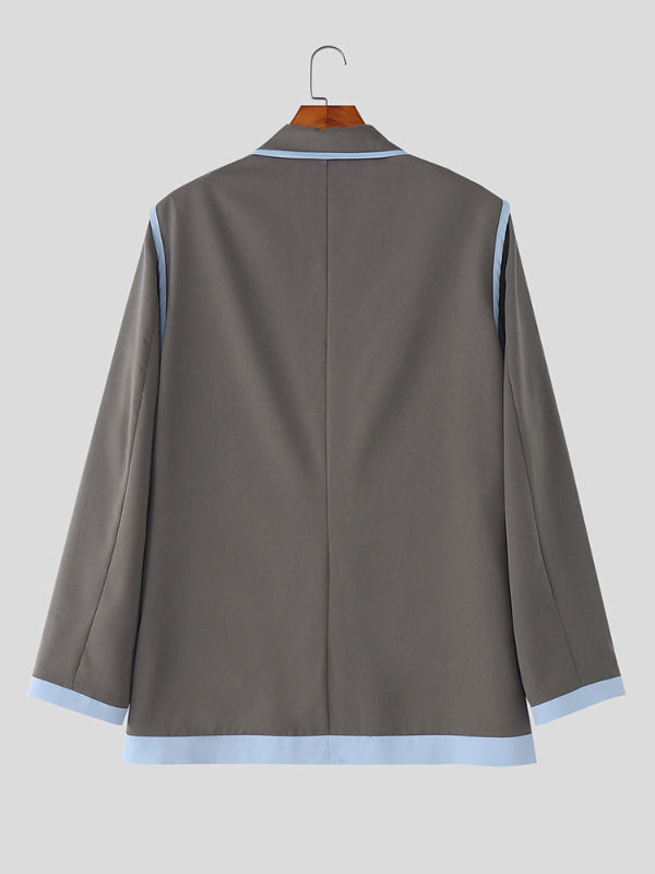 Men's Bold Colorblock Outline Blazer SKUL27442