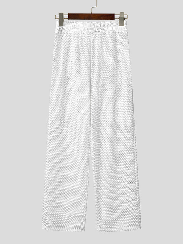 Mens Sheer Mesh Hollow-Out Pant SKUL03663