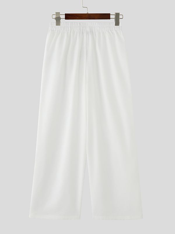 Men's Deconstructed Panel Tassel Patchwork Long Pant SKUL43982