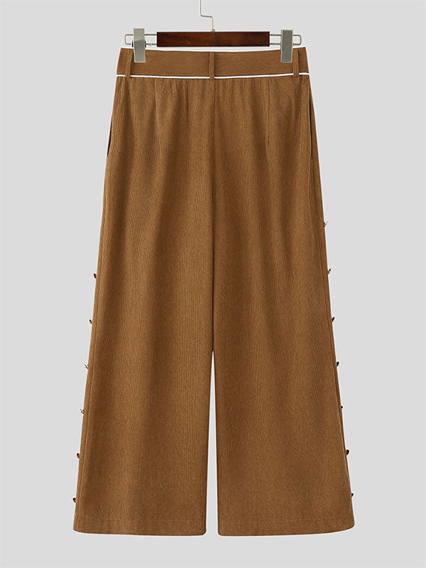 Men's Colorblock Textured Casual Pant SKUL26076