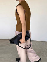 Men's Solid Casual Waistcoat SKUL32791