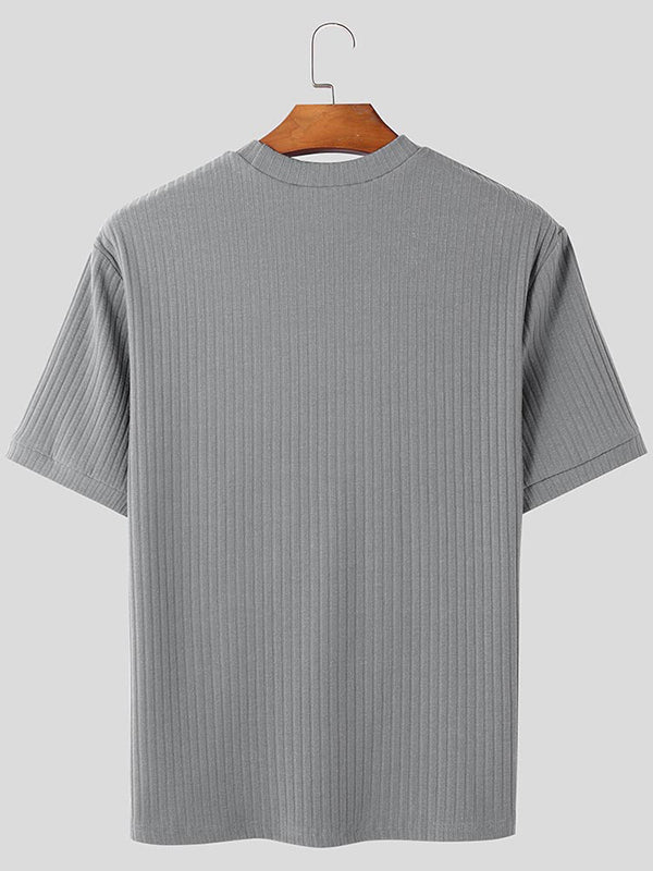 Mens Heavyweight Casual Short-Sleeve T-Shirt SKUL01365