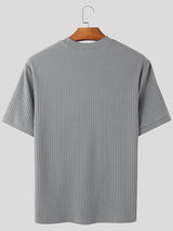 Mens Heavyweight Casual Short-Sleeve T-Shirt SKUL01365