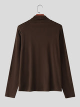 Men's Base Layer High Neck Long Sleeve T-Shirt SKUL35289