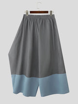 Men's Contrast Wide Leg Casual Pant SKUL51056