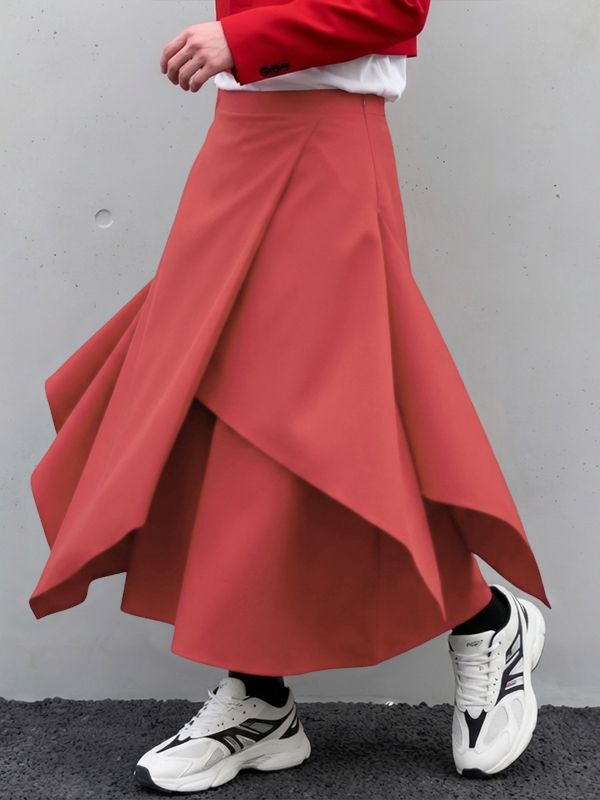 Men's Deconstructed Layered Skirt SKUL50061