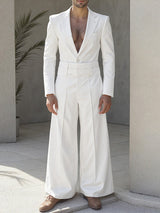 Men's Deconstructed High Waist Casual Two Pieces Outfit SKUL27421