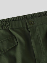 Men's Beach Party Utility Ruched Side Drawstring Micro Cargo Short SKUL78968