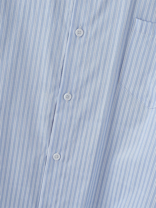 Men's Striped Casual Two Pieces Outfit SKUL31992