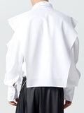 Mens Cold Shoulder Irregular Design Shirt SKUK40024