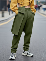 Men's Deconstructed Textured Casual Pant SKUL49906