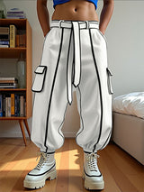 Men's Bold Stripe Colorblock Corduroy Pant SKUL24231