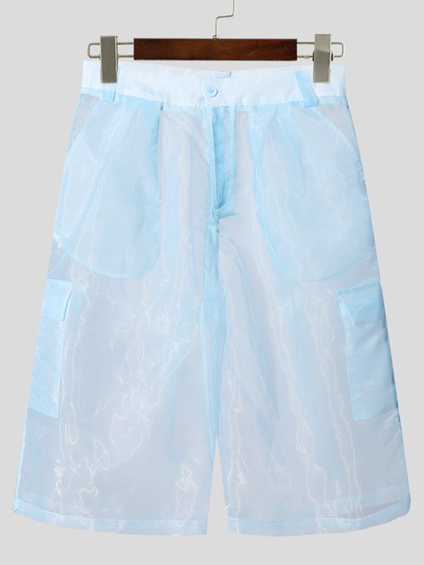 Men's Sheer Mesh Loose Short SKUL36421