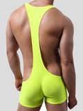 Mens Texture Scoop Neck Sleeveless Bodysuit SKUK11809