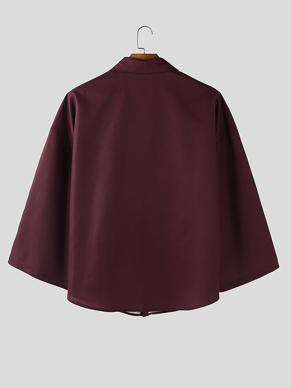 Men's Floral Print Loose Casual Shirt SKUL26091