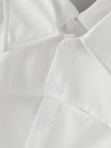 Men's Solid Hollow Fake Two Piece Long Sleeve Shirt SKUL24190